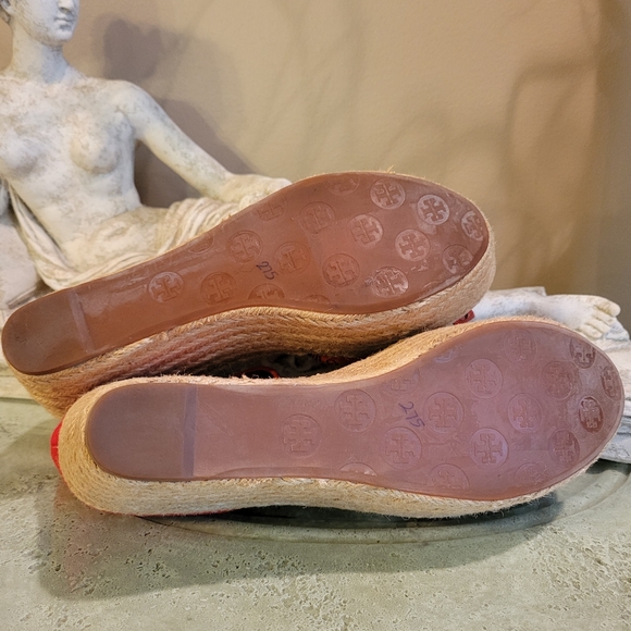 Tory Burch Espidrilles Floral Platform 110 - Picture 12 of 12